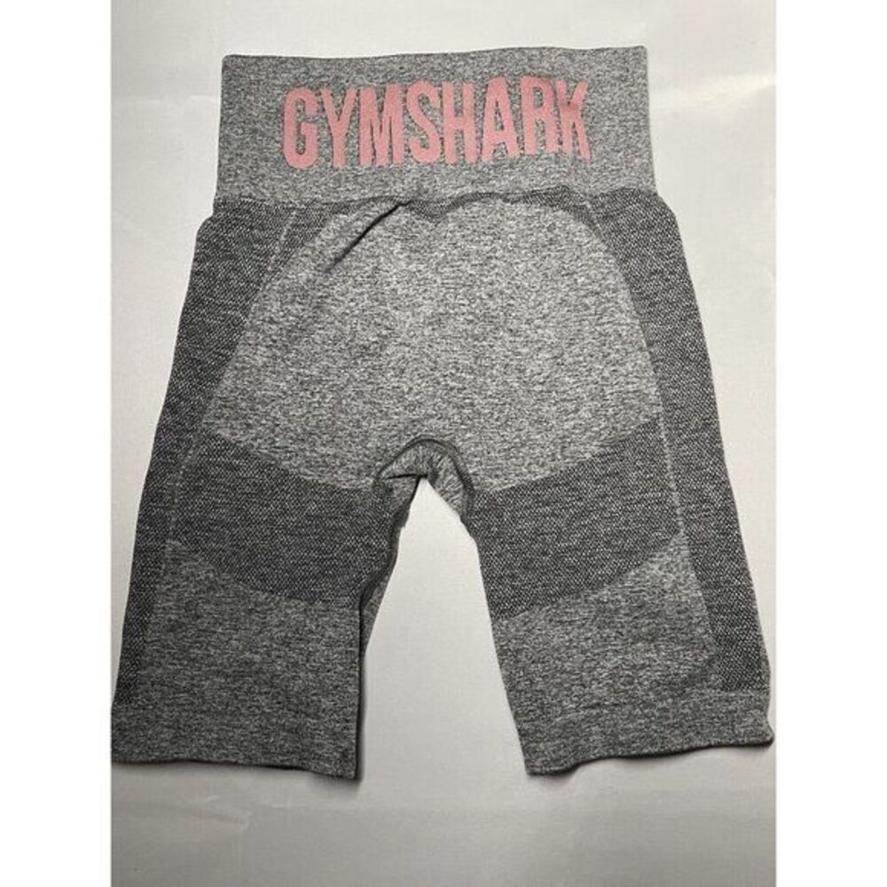 Gymshark Seamless Cycling Shorts Womens Size Small Gray High Waist‎